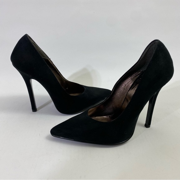 Lolita Milano Black Suede Pumps Stiletto Heels 8 / 38 - Picture 14 of 15